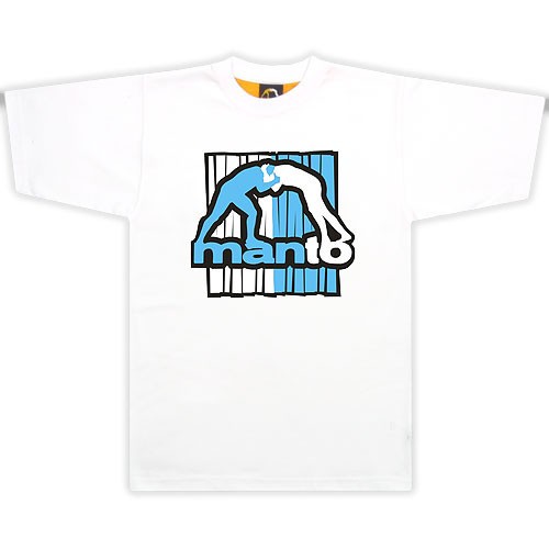 Abverkauf Manto Logo T-Shirt white