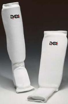 DAX Sports shin guards with instep protection