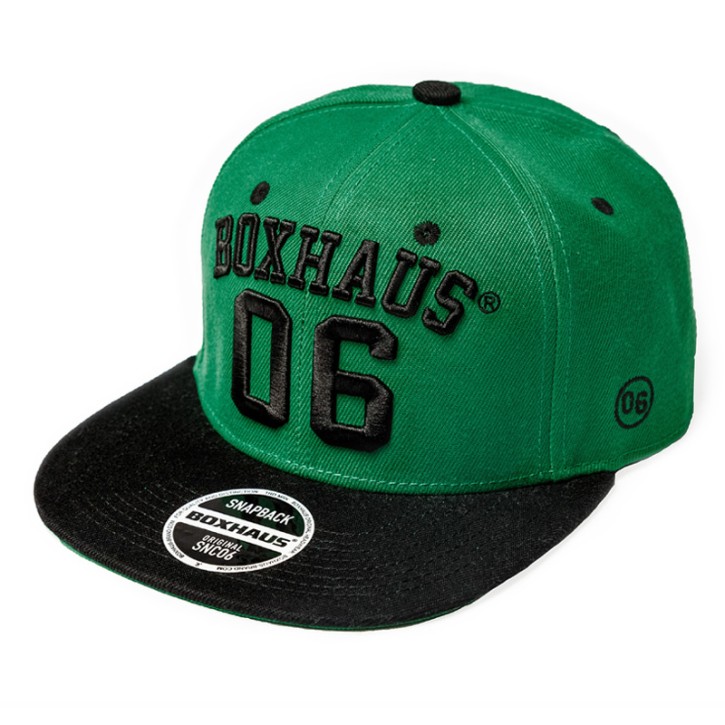 Sale BOXHAUS Brand Snapback Cap COMA Black green