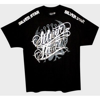 Abverkauf Silver Star T-Shirt The Fight Club black Tee