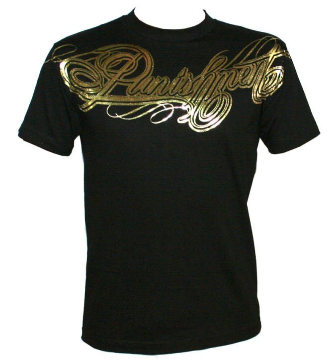 SALE Punishment Gold 707 Tee in M and L  