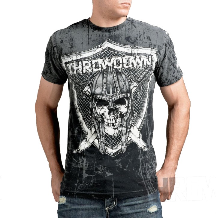 Abverkauf Throwdown Juggernaut Shirt by Affliction
