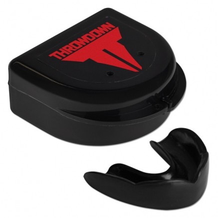 Throwdown mouthguard with can