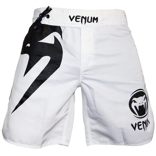 Venum LIGHT WHITE 2 0 fight shorts EOL