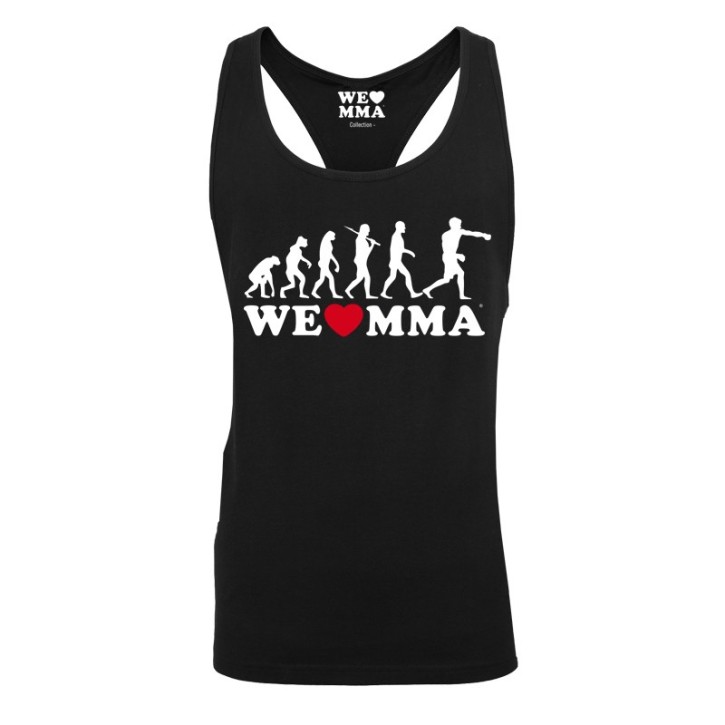 ABVERKAUF We Love MMA Tank Women Evolution Black