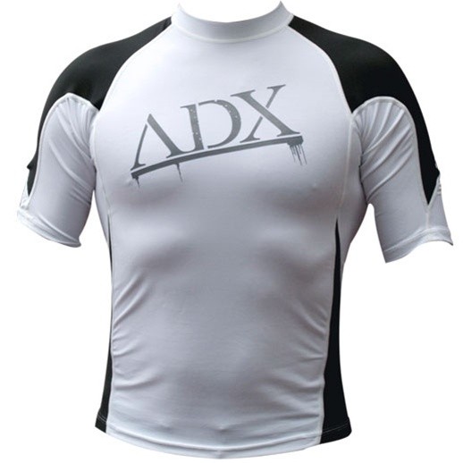 Abverkauf ADX Rashguard white short sleeves XL