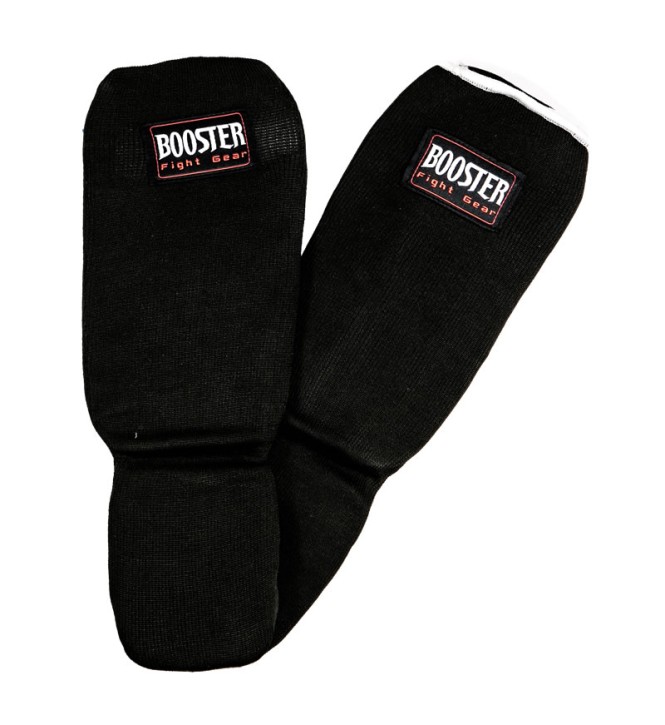 Booster AMSG-1 Standard Shin Guard with Ankle Guard Black
