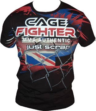 Sale Cage Fighter Blast T Shirt BJ Penn UFC