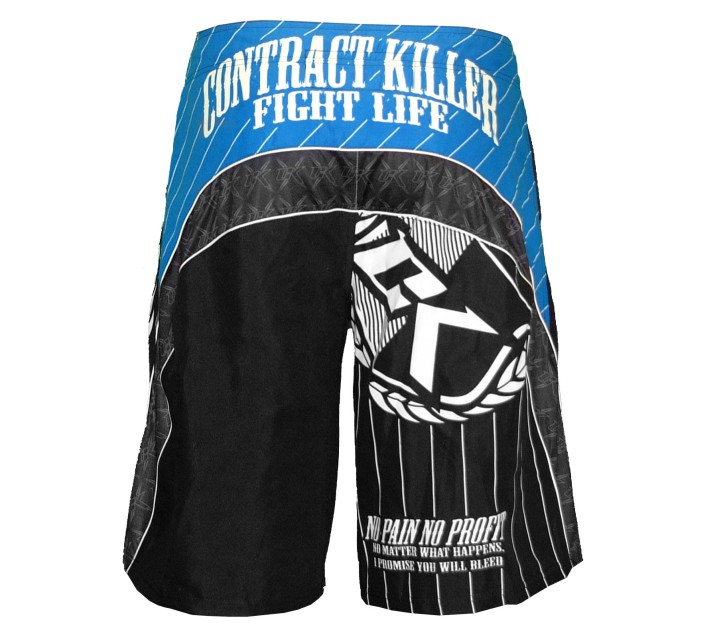 Abverkauf Contract Killer Clothing CIRCUIT MMA Fightshorts blue