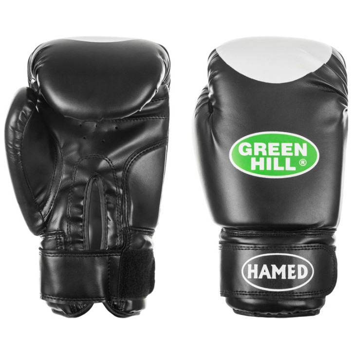 Green Hill HAMED Boxhandschuhe Black Ohne Trefferfläche