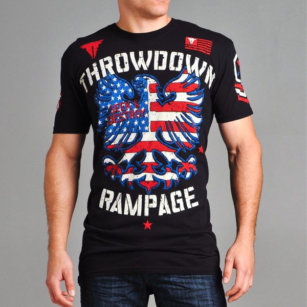 Abverkauf Throwdown RAMPAGE Jackson Warbird T-Shirt