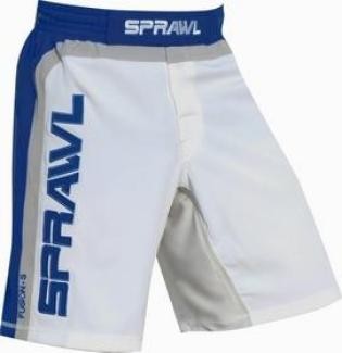 Sale Sprawl Fusion Stretch Shorts white blue