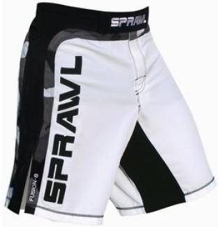 Sale Sprawl Fusion Stretch Shorts white camo 38