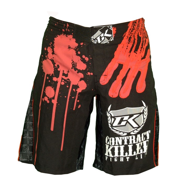 Sale Contract Killer Clothing STAINED MMA Fightshorts black