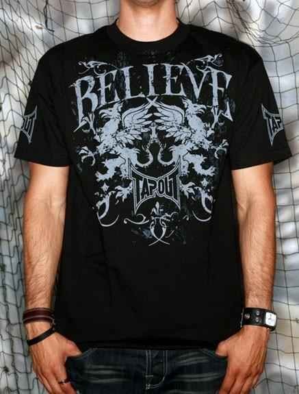Sale TAPOUT Believe Griffin Black Tee