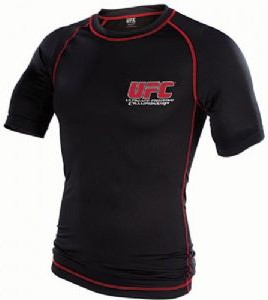 Abverkauf UFC Classic Rash Guard - Short Sleeve rot XXL