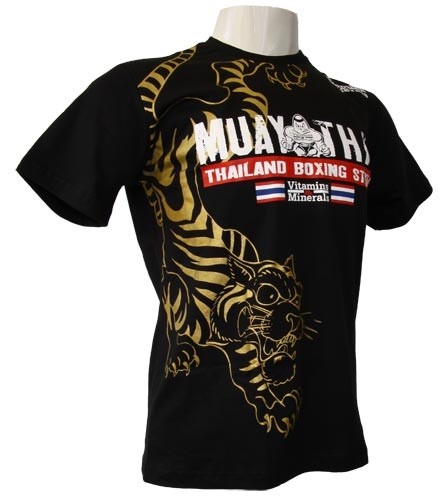 Vitamins and Minerals Muay Thai Boxing Gold T-Shirt