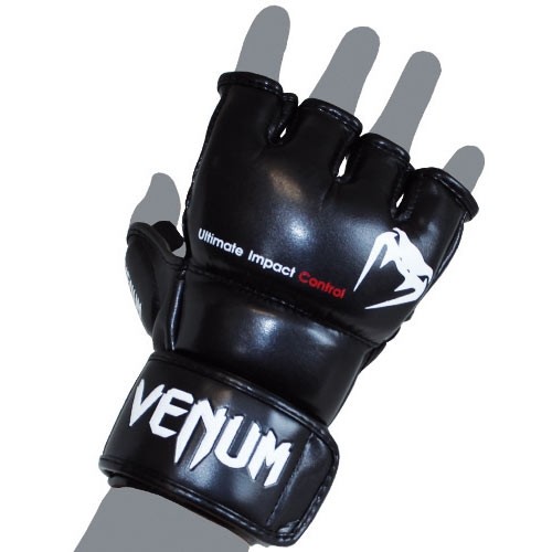 Venum IMPACT MMA Gloves- Skintex Black