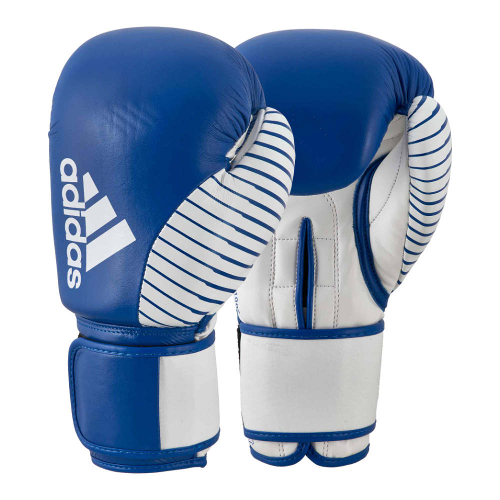 Wettkampfhandschuh Blau Kickboxing Adidas Weiss adiKBWKF200-AAG_001963