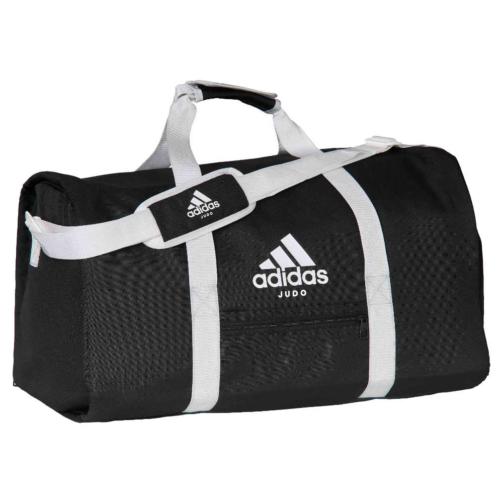 Adidas Judo 2in1 Sports Bag M ADIACC200 Black White-AAG_002108_H2