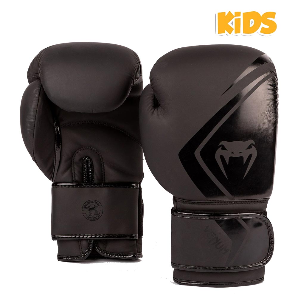 Venum Contender 2.0 Boxing Gloves Kids Black Black-AAF_002119_E8
