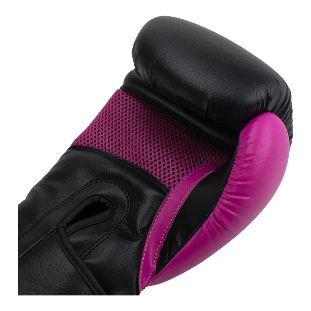 Super Pro ACE Kick Boxing Gloves Black Pink-ADE_000290 | Boxhandschuhe
