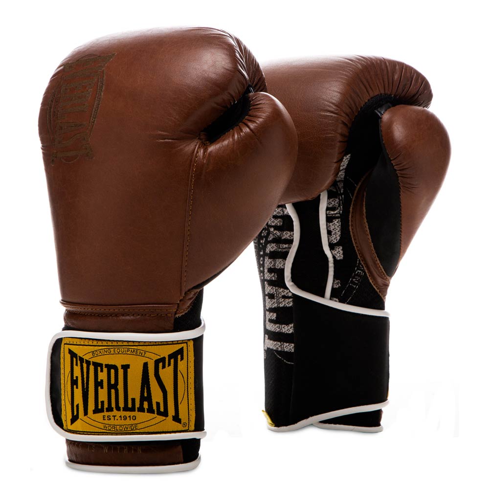 Everlast 1910 Classic Boxing Gloves Brown-AAS_000425