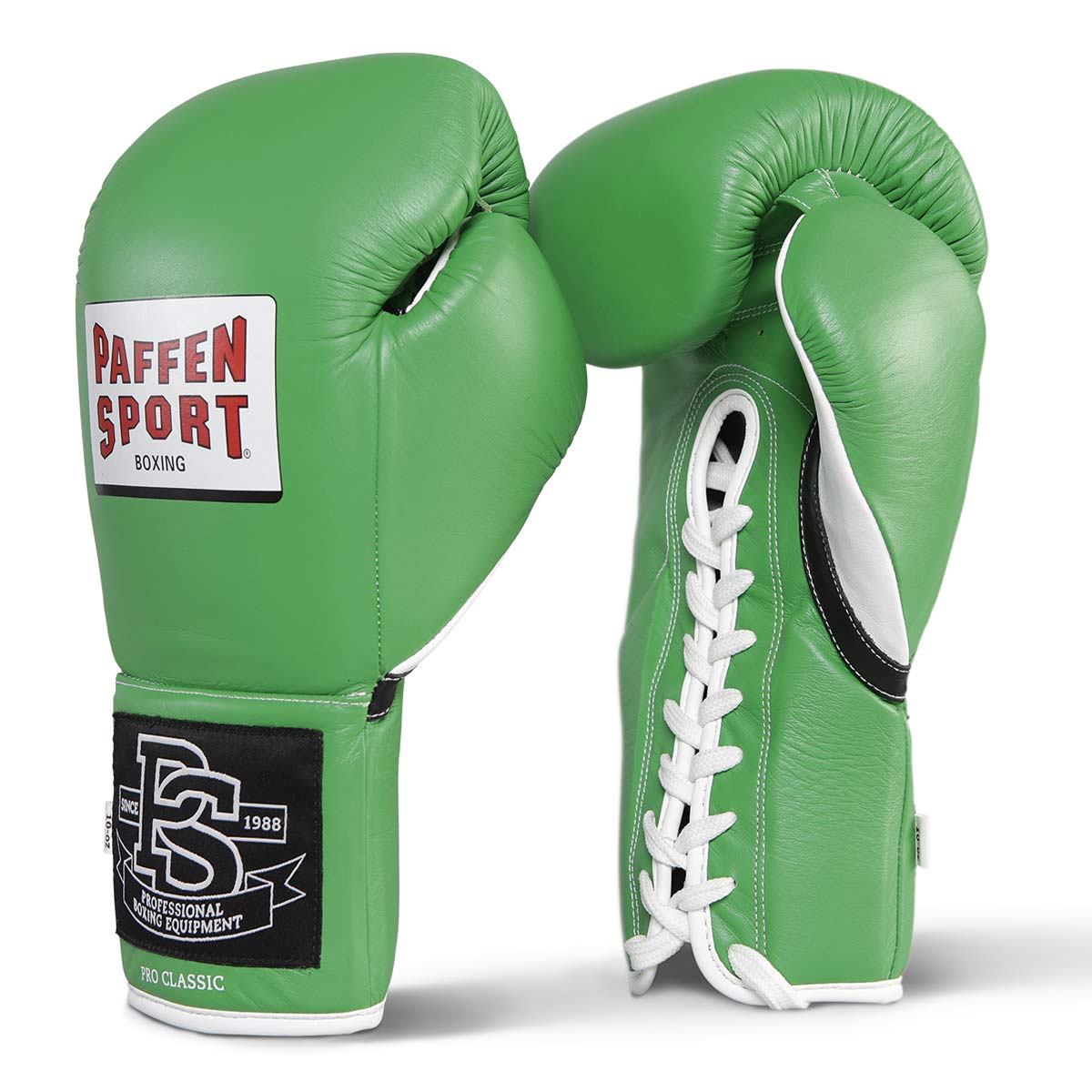 Paffen Sport Pro Classic competition boxing gloves green-AAT_000445