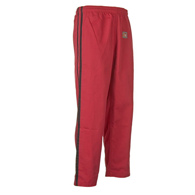 Ju-Sports Arnis pants red with 2 black stripes