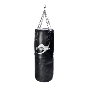 ju- Sports punching bag leather 120cm unfilled
