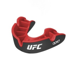 Opro UFC Silver 2022 Mouthguard Black Red
