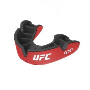 Opro UFC Silver 2022 Mouthguard Red Black