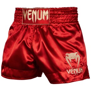 Venum Muay Thai Shorts Classic Bordeaux Gold