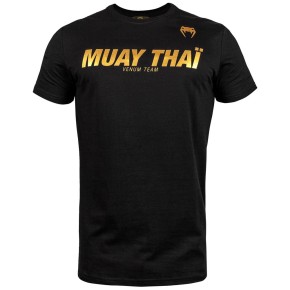 Venum Muay Thai VT T-Shirt Black Gold