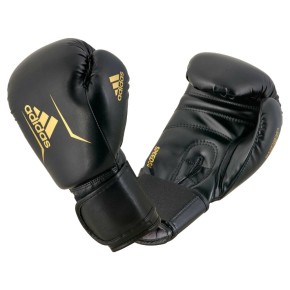 Adidas Speed 50 Boxing Gloves Black Gold