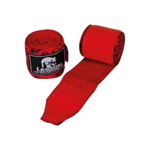 Legion Octagon Skull Boxbandagen 3.50m unelastisch Red
