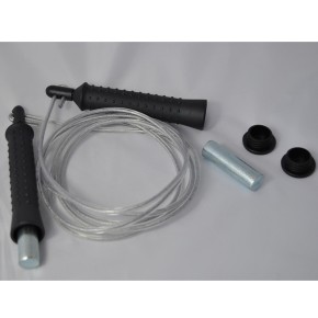 Phoenix skipping rope steel cable and handle weights