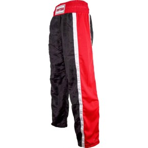 Top Ten Mesh Kickboxing Pants Black Red