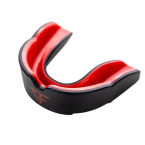 Ground Force Competition Mouthguard Black Red