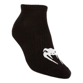 Venum Classic Footlet Socks Set Black White