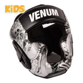 Venum YKZ21 Headguard Kids Black White
