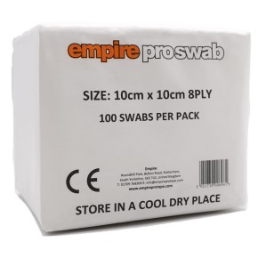 Empire Pro Gauze swabs 100 pieces 10x10cm