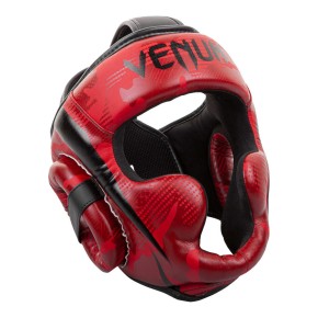Venum Elite Boxing Headguard Red Camo