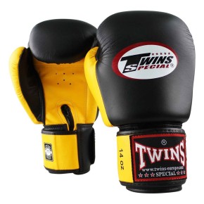 Twins BGVL 3 Boxing Gloves Black Yellow