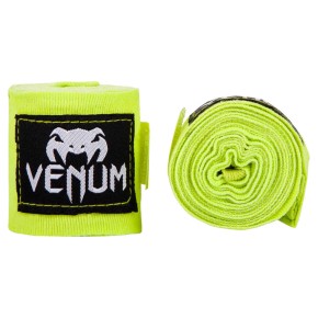Venum Kontact Boxing handwraps 450cm neon yellow