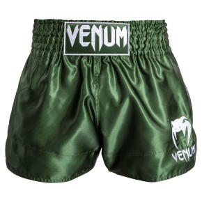 Venum Classic Muay Thai Shorts Khaki Weiss