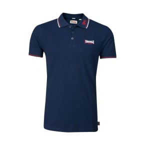 Lonsdale Lion Men's Slim Fit Polo Shirt Navy Dark Red