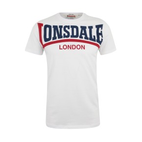 Lonsdale Creaton Men's Slim Fit T-Shirt White