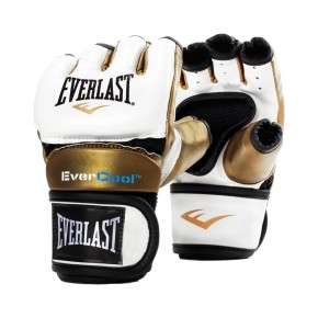 Everlast Everstrike MMA Training Gloves White Gold