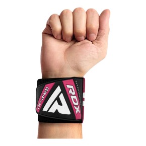 RDX W4 Gym Weightlifting Wrist Brace Pink